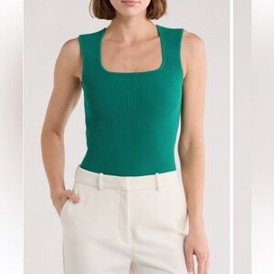 Leith Square Neck Sweater Tank